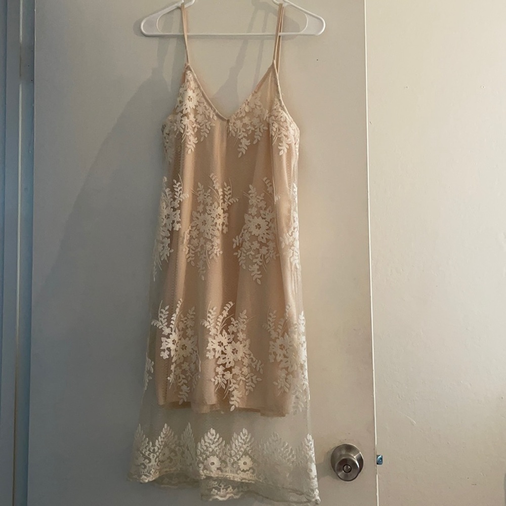 Charlotte Russe Lace Slip Dress